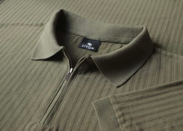 Olive Solid zipper