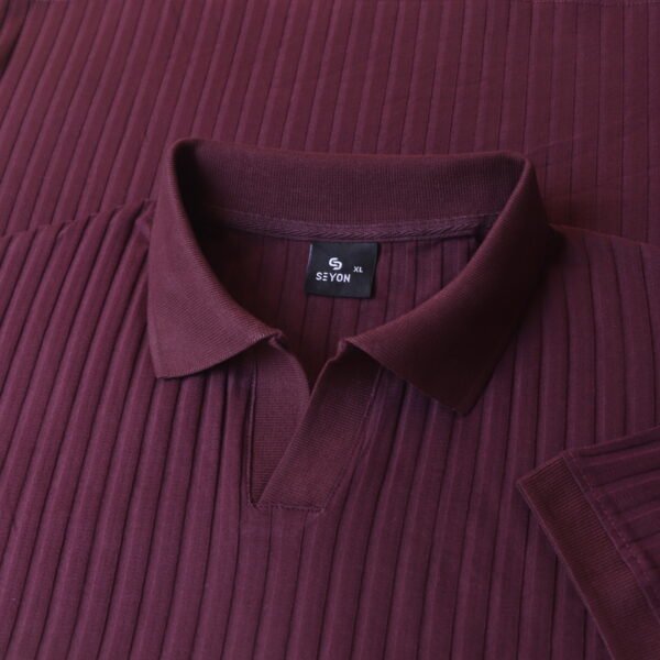 Premium Old Money Polo - Maroon